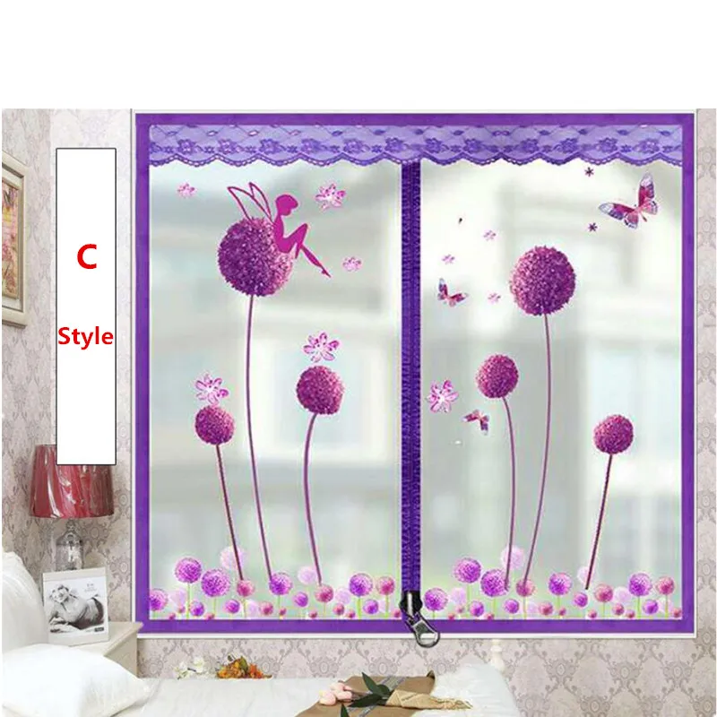 Air-conditioning Curtains Insulation Stickers Door Dustproof Insulation Film Windproof Keep Warm Partition Zipper Curtain