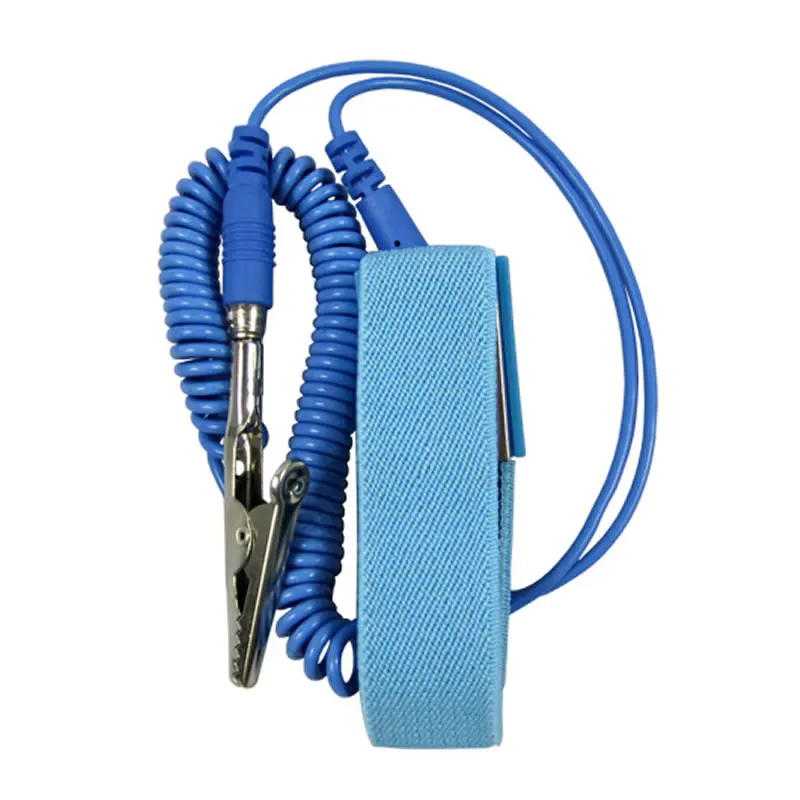 MENGS 10X Blue Discharge Anti-Static Anti Static Wrist Strap Grounding Band
