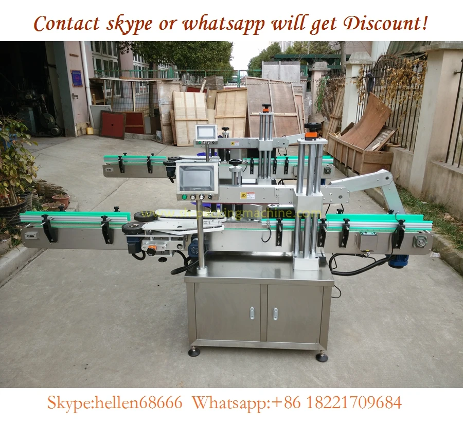 round bottle labeling machine,bottle adhesive labeling machine,shanghai,CE