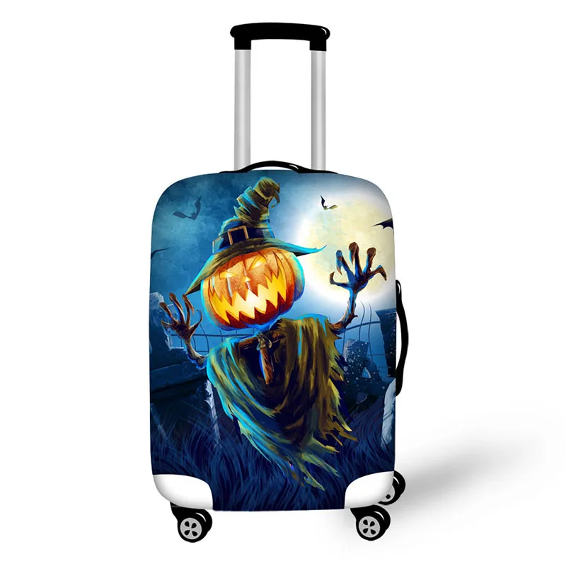 

travel luggage suitcase Halloween protective cover cubierta maleta housse valise roulettes accessories mala de viagem maleta de