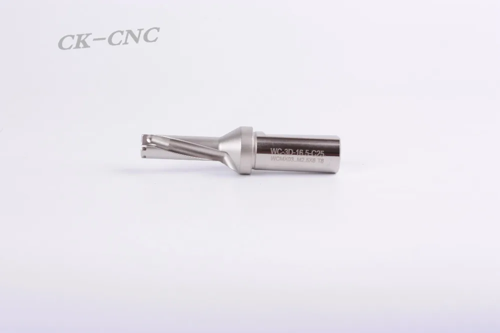 NEW WC-3D-16.5  C25  U drill indexable drill CNC TOOL  16.5mm-3D Machining length=49.5mm for WCMX03  insert