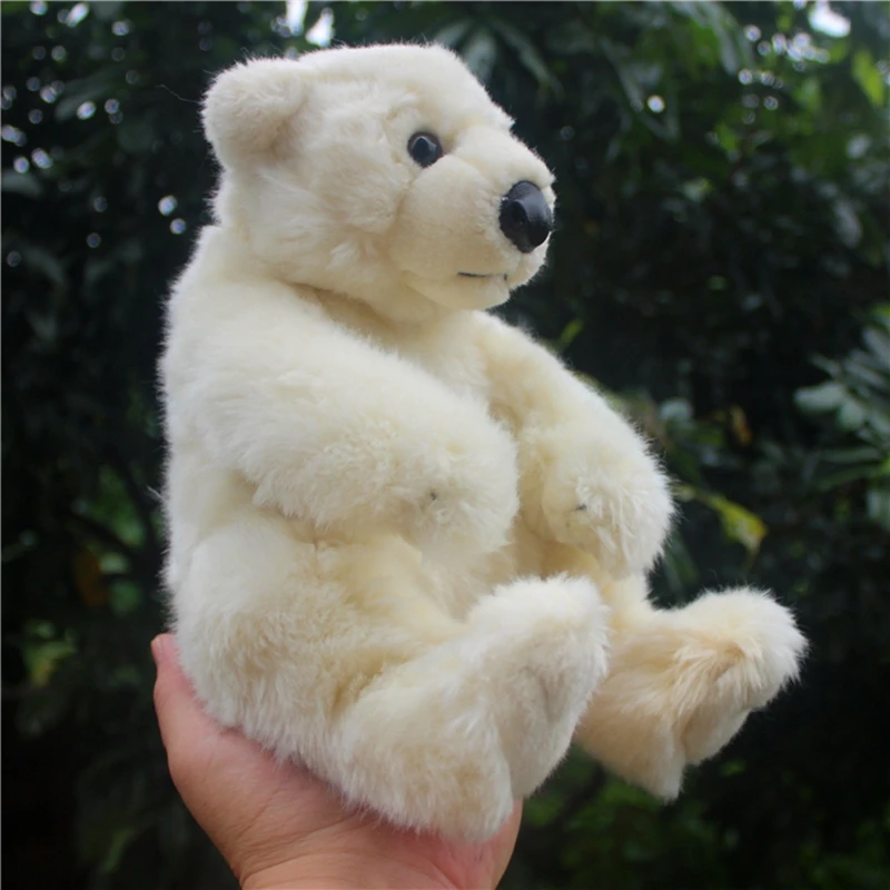 Kawaii Polar Bear Plush Toy Doll Girl Doll Animals Bear Dolls White Bear Hug Pillow Children Birthday Gift 21cm