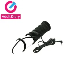 Adult Diary Penis Sleeve Silcone Glans Ring Electro Shock Sex Toy Electrical Stimulation Penis Ring Medical Themed Toy Accessory