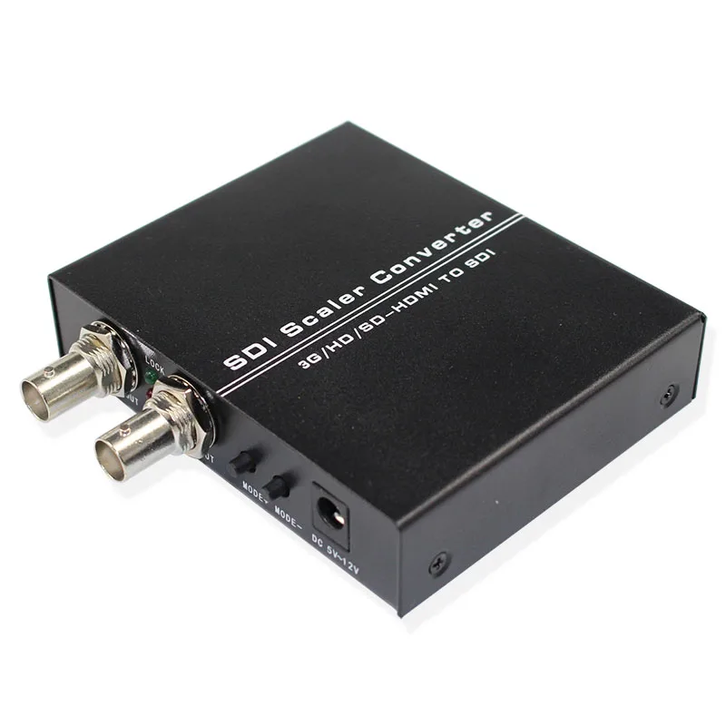 

Scaler Converter HDMI to 2 port SDI BNC 3G/HD/SD-SDI SDI Scaler Audio Video Signal Adapter for Driving HDMI Monitors