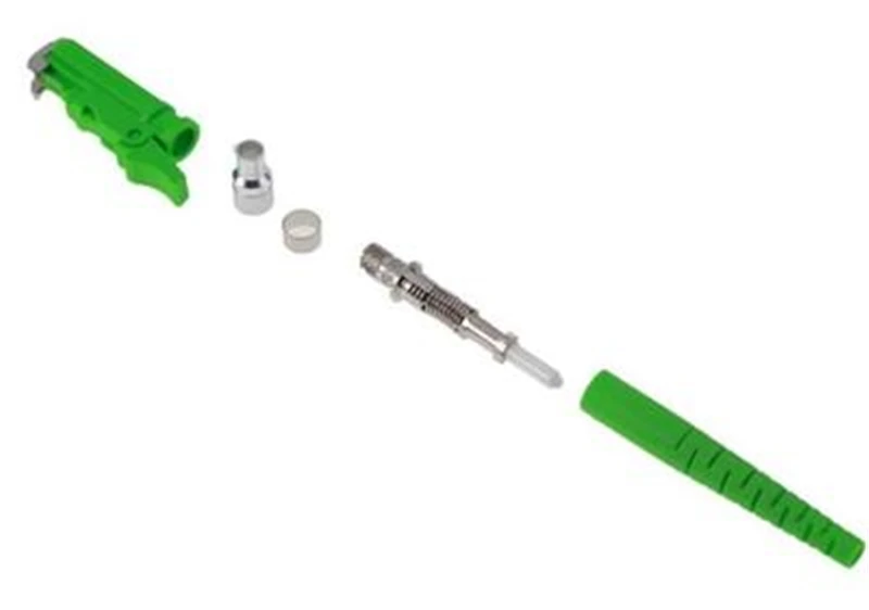 Kit de conector de fibra óptica E2000 UPC APC (fabricado en China) con obturador de metal incluye virola de cerámica (1,0) fábrica FTTHELINK 100 piezas