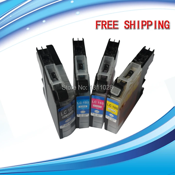 INK WAY LC107  LC105  ink cartridge for Brother MFC-J4610DW MFC-J4510DW MFC-J4410DW MFC-J6920DW MFC-J4310DW MFC-J4710DW