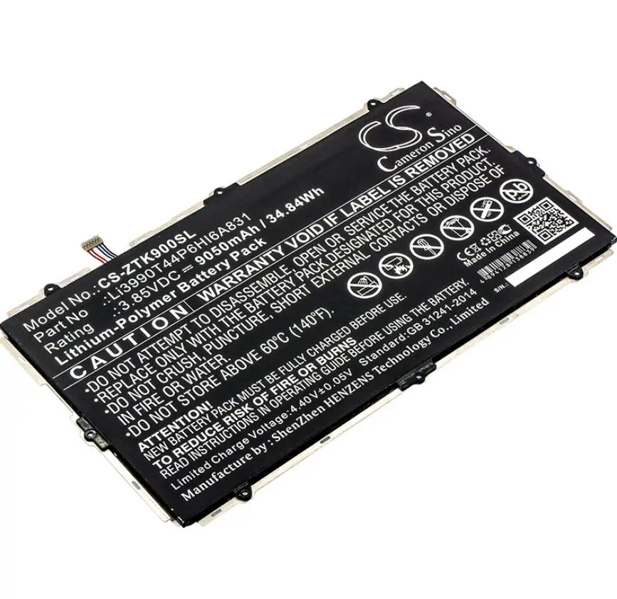 

Cameron Sino 9050mah battery for ZTE K90U ZPAD 10.1 Li3990T44P6HI6A831 batteries