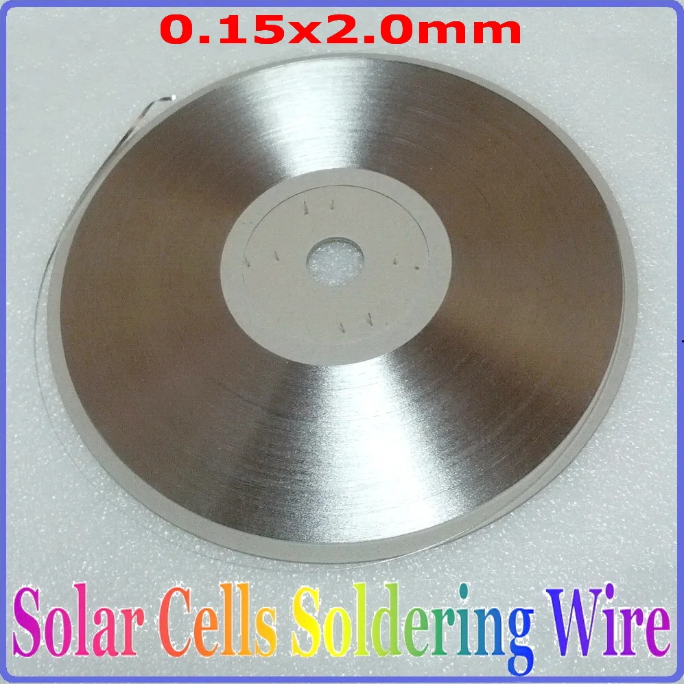 640 feet PV Ribbon 0.15*2mm Tabbing Wire  for solar cells soldering (Environmentally friendly Lead-free Tin Silver Copper)