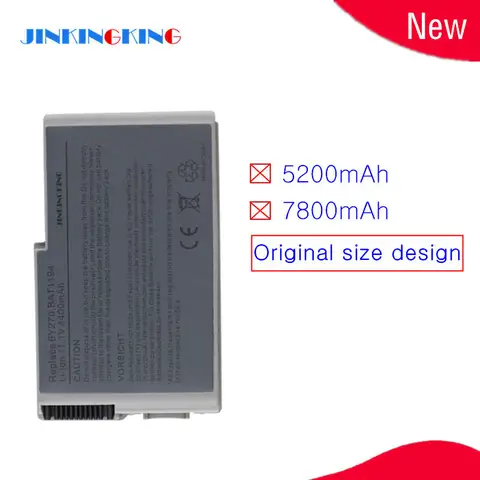 Laptop Battery for Dell Latitude D500 D505 D510 D520 D530 D600 D610 for Precision W1605 Y1338 M20 C1295 M9014 U1544