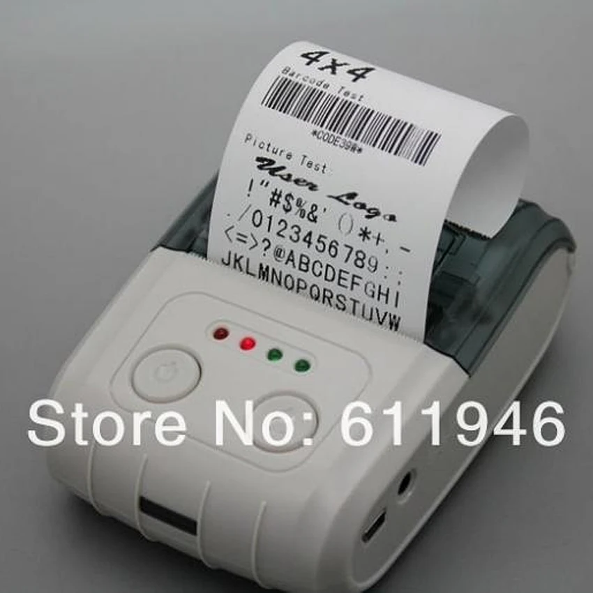 58mm mini thermal printer barcode printer laber printer wireless receipt printer(MP300) Bluetooth-compatible