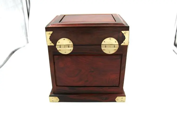 Laos plain red wood jewelry box jewelry box wedding boxes officer suitcase wood crafts favorites Home