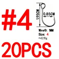 20 piezas tamaño 4