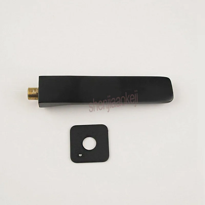 Grifo de lavabo montado en la pared de latón de estilo europeo, grifo mezclador de baño de un solo mango, grifo de agua fría y caliente, 1 ud.