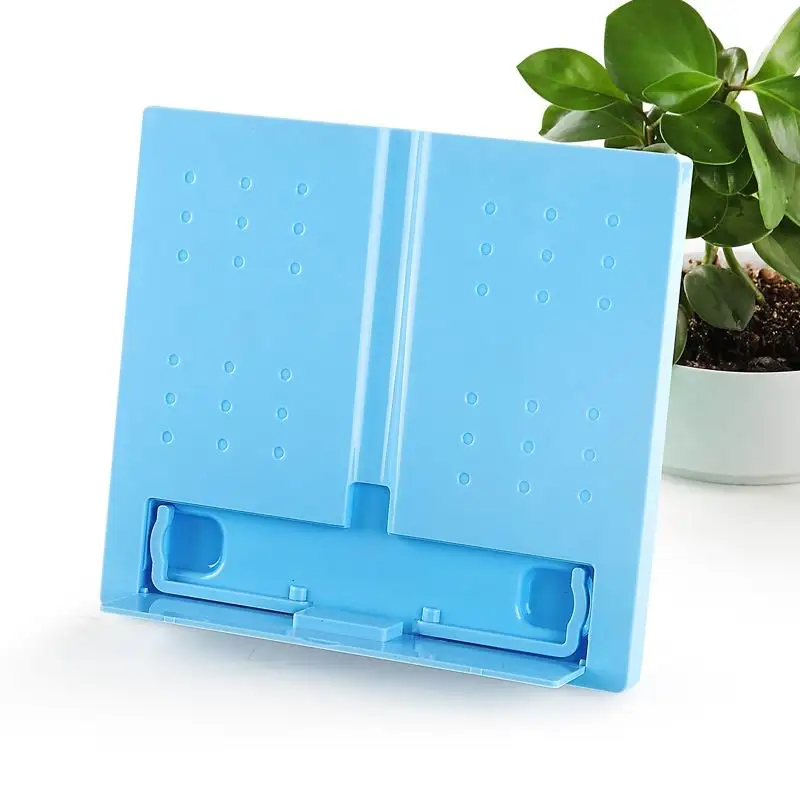 Brand New Clip5mm Thickness Book Folding Portable Cute Book holder Reading Bookends Document Holders Book Stand Free Shipping