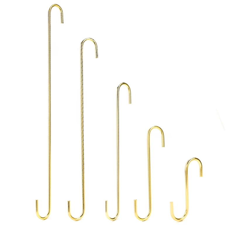 

10 pcs/lot S Shaped Stainless Steel Hanging Hooks Metal Clothes Hangers Pant Rack