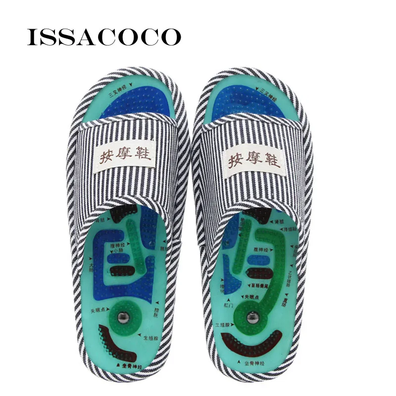 ISSACOCO Women Slippers Sandals Shoes Fashion Indoor Home Slippers Foot Massage Slippers With Magnet Brand Shoe Woman Flip Flop