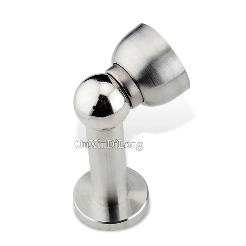 High Quality 2PCS/LOT 304 Stainless Steel Magnetic Door Stops Home Office Gates Doors Powerful Doorstop Stopper Catch Holder