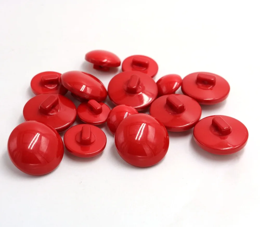 10mm-34mm mushroom head button all-match high-grade resin coat buttons red sweater button 20pcs