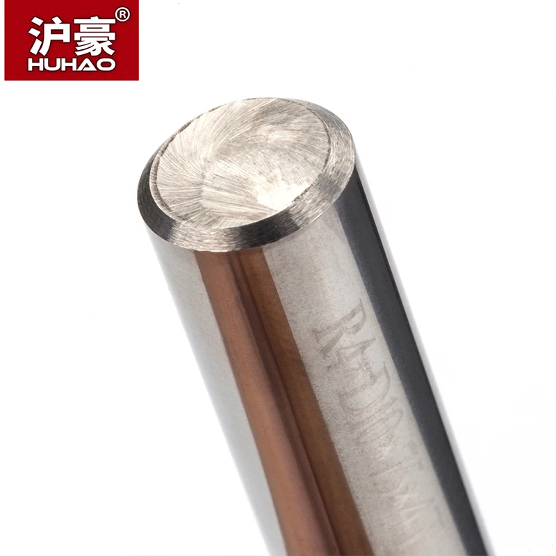 Imagem -06 - Huhao 1pc Carboneto Sólido Anti-r Chanfradura Roteador Bit para Liga de Aço e Flautas Arco r Ângulo Fresa Cnc Fresa