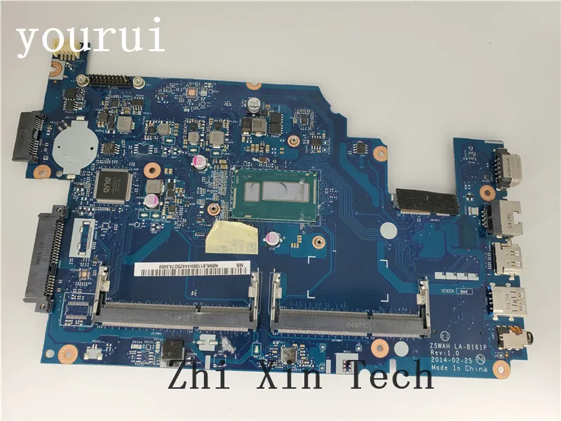 

yourui NBML81100H For Acer Aspire E5-571 E5-531 Laptop Motherboard Z5WAH LA-B161P NB.ML811.00H With SR18A i5-4258A CPU DDR3