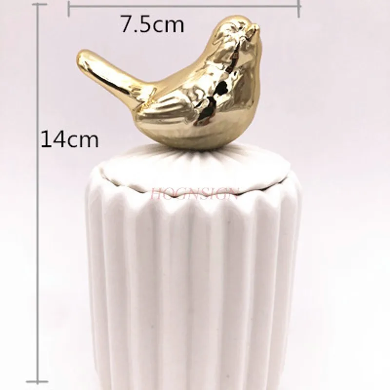 Wind Cotton Swab Storage Ceramic Toothpick Cotton Swabs With Lid Ceramic Small Pot Ornaments Small Objects Storage Tank Sale