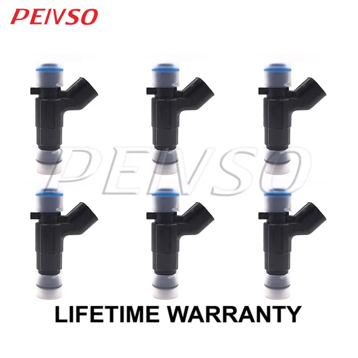 PEIVSO 6pcs 0280156131 12571159 Fuel Injector For Cadillac  CTS 2004~2008 SRX Buick LaCrosse 2005~2008 Rendezvous STS 3.6L V6