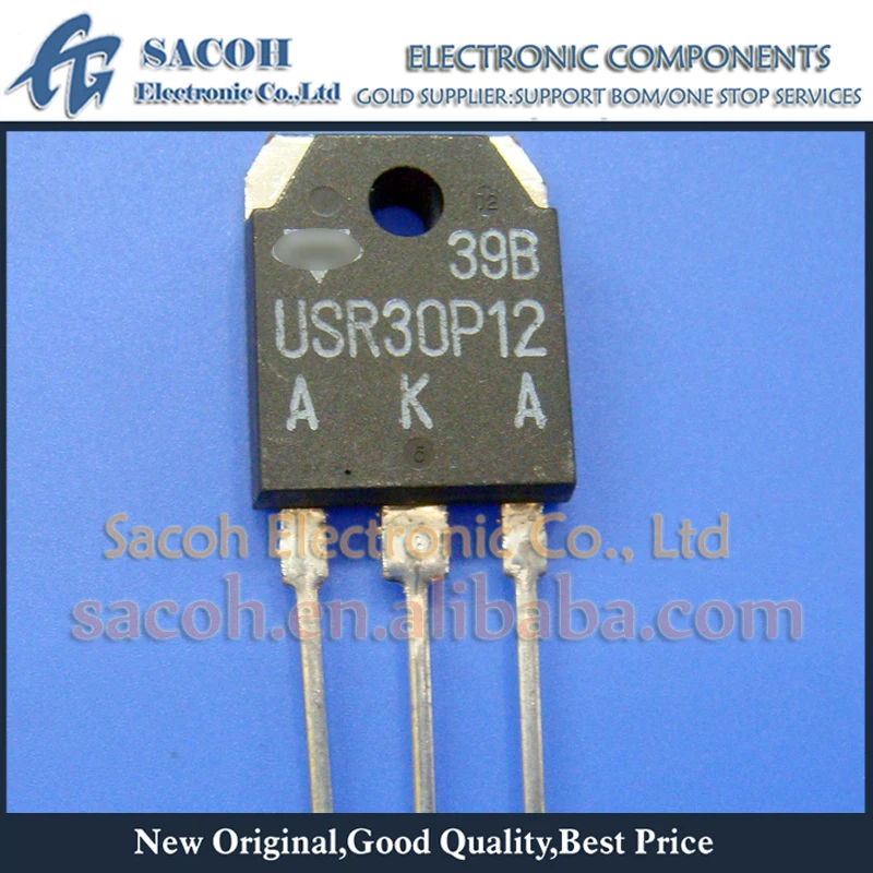 

Refurbished Original 10Pcs/Lot USR30P12 OR USR30PD12 TO-3P 30A 1200V Fast Recovery Diode