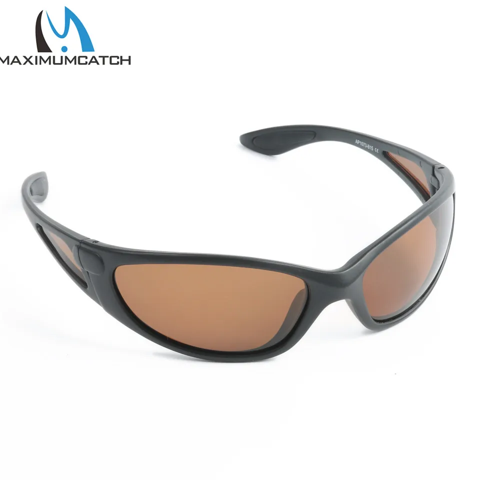 Maximumcatch AP1073 Polarized Sport Sunglasses Brown /Yellow/ Grey Colors Fishing Sunglasses Fishing Accessory