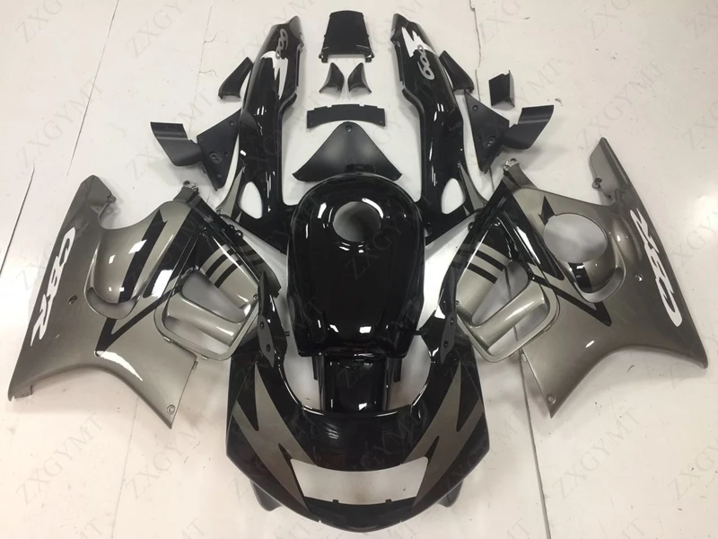 Bodywork CBR600 F3 1995 - 1998 Black Silver Full Body Kits for Honda Cbr600 1997 Body Kits CBR600F3 1997