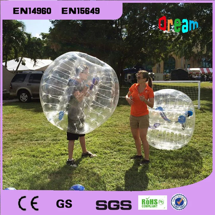 Air Bubble Soccer 0.8mm PVC 1.2m Air Bumper Ball Kids Body Zorb Ball Bubble Football Bubble Soccer Zorb Ball