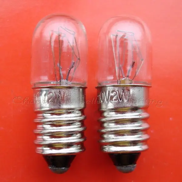 

E10 t10x28 110v 2w ROHS miniature lamp light bulb a502