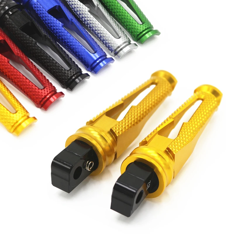 Rear Foot Pegs Pedal for SUZUKI GSX1300R GSXR600 750 1000 GSR600 750 GSXS1000 GSF1250 GSF650 Bandit Rear Passenger Footrests