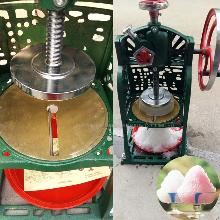 1PC Berkualitas Tinggi Rumah Tangga Komersial Salju Mesin Serut Es Ice Machine Pembuat Profesional Praktis Mesin