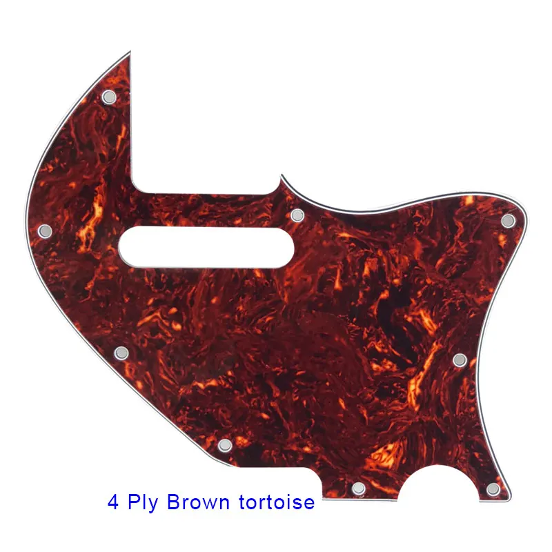 Pleroo Custom Guitar Part For US Tele Merle Haggard F Hole Thinline Guitar Pickguard Scratch Plate Replacement Multicolor Choice