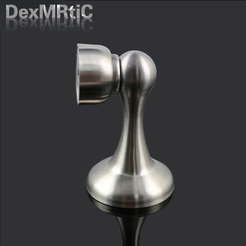 

Magnetic Door Stop Stainless Steel Stopper Catch Avoid Slamming Back Wall