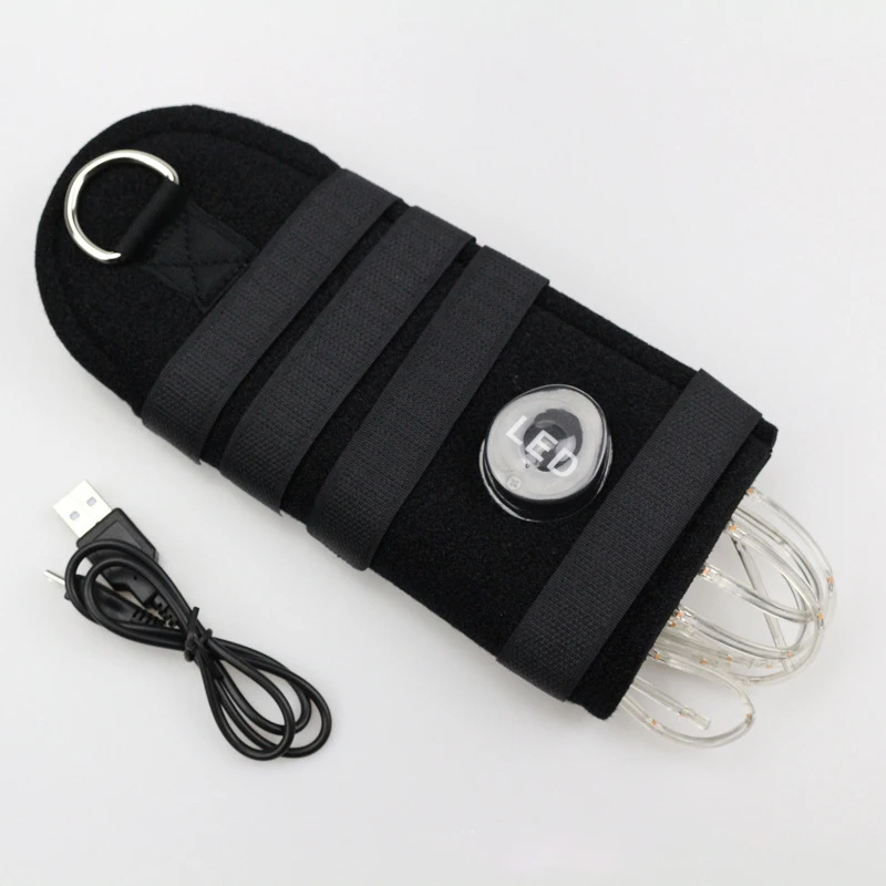 Horse Equipment Riding Tail Trappings Equestrian LED Flashing Light Bar Harness Outdoor Sports USB Charge Riding Decorations image 4