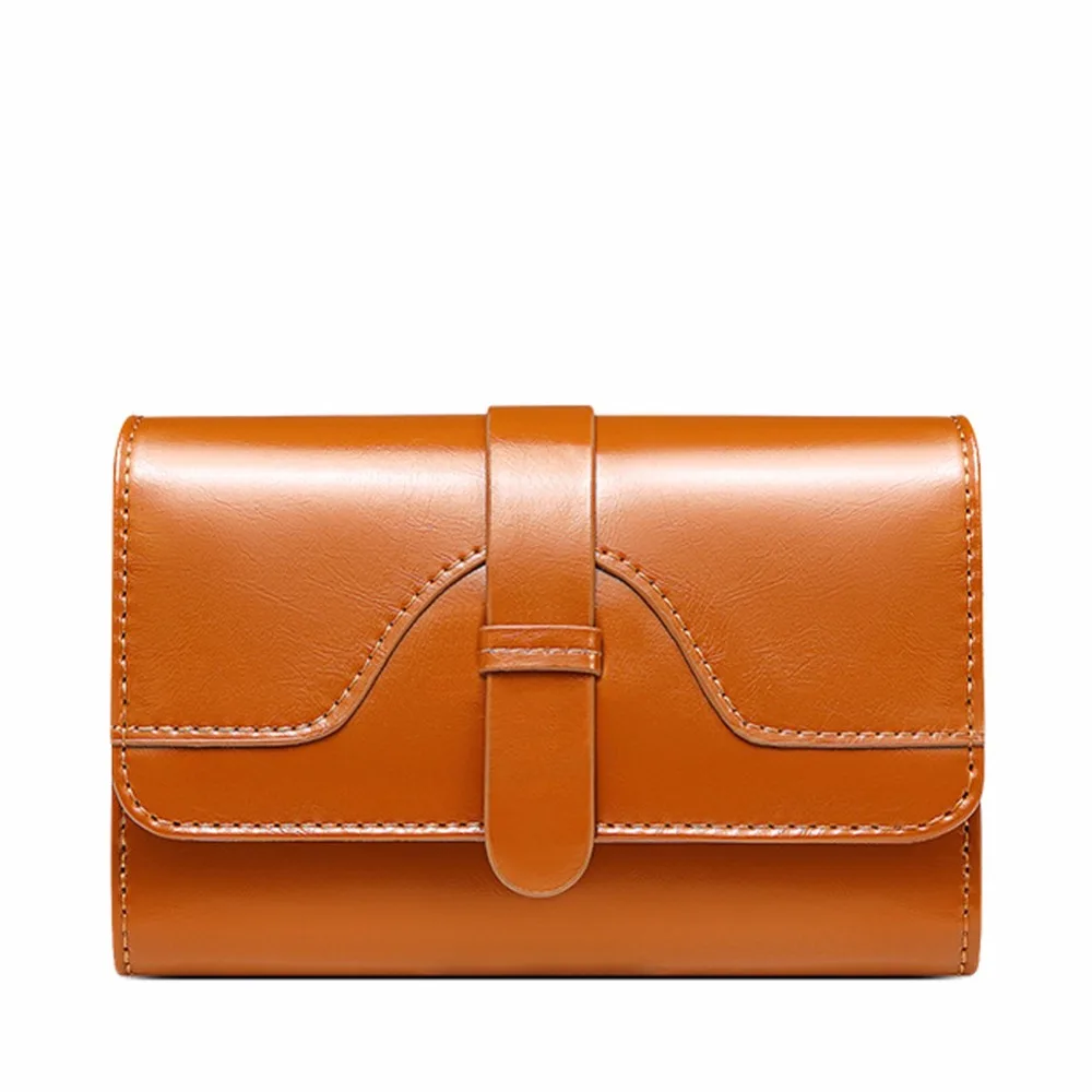 

ZENTEII Women Genuine Leather Short Wallet