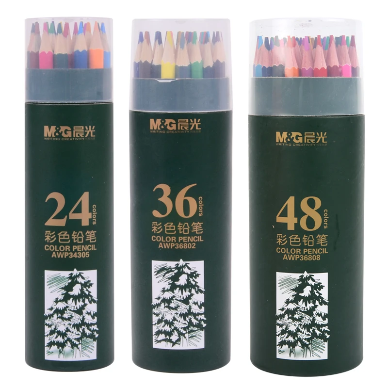 

M&G PP canister color pencil student painting graffiti painted color pen AWP36802