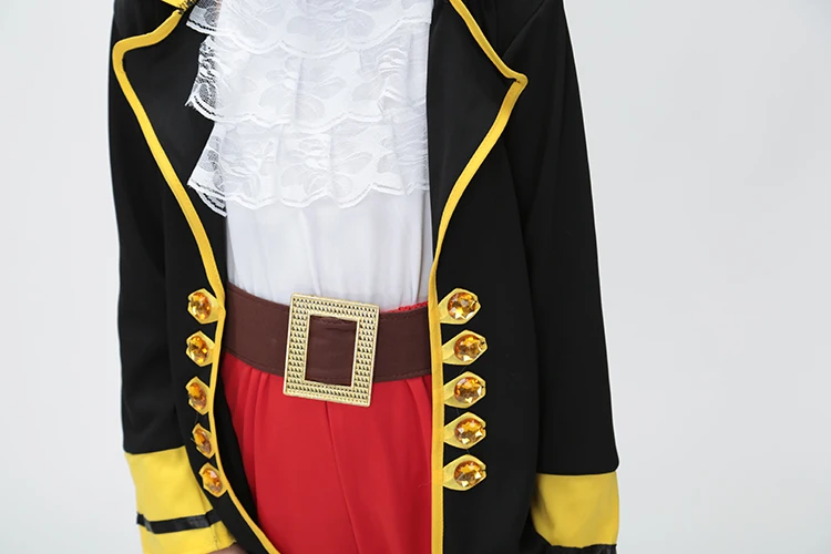 Crianças cosplay halloween traje papel crianças roupas de festa varejo traje pirata menino crianças presentes ano novo trajes de natal