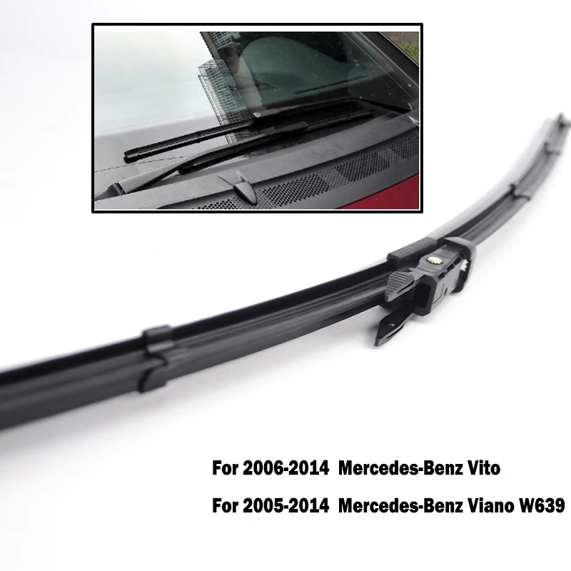 Erick\'s Wiper LHD Front Wiper Blades For Mercedes Benz Vito Viano W639 2006 - 2014 Windshield Windscreen Window Brushes 28\