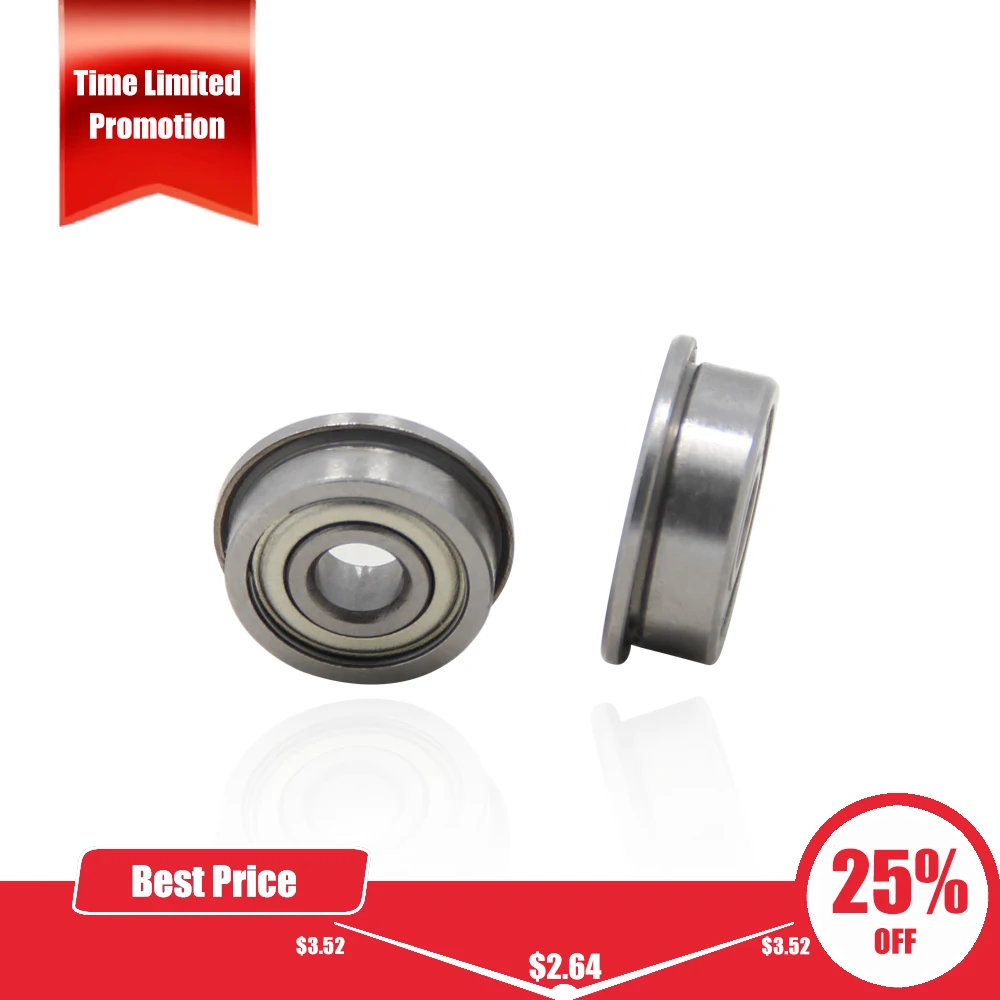 

Flange ball bearing F604zz F623zz F624zz F625zz F684zz F688zz 3d printer parts Deep Groove Pulley Wheel Aluminium Part