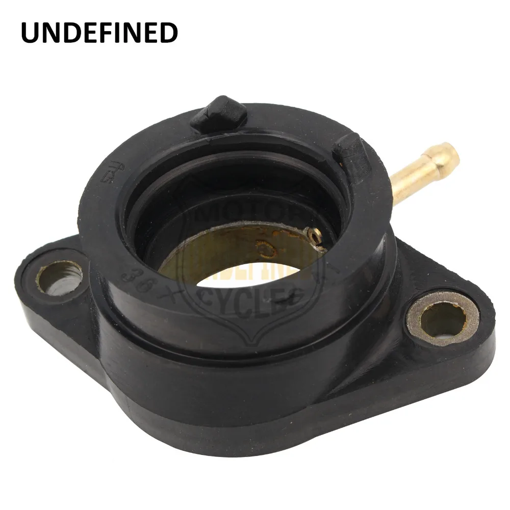 Black Carburador Carb Carburetor Intake Manifold Flange Boot for Yamaha AG200 2016 2017 2018 All Years Motorcycle UNDEFINED