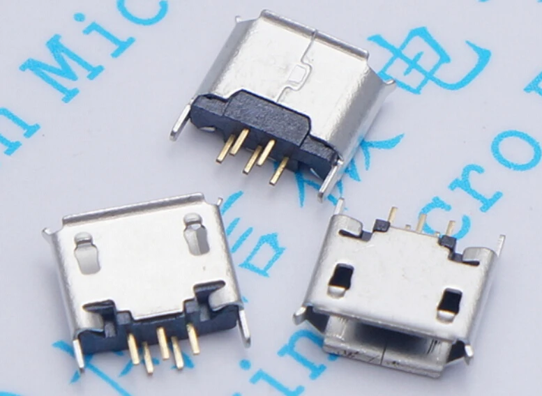 10 szt. Pionowe MICRO mini USB 5pin żeńskie gniazdo 180 stopni jack 5P bezpośrednie złącze USB