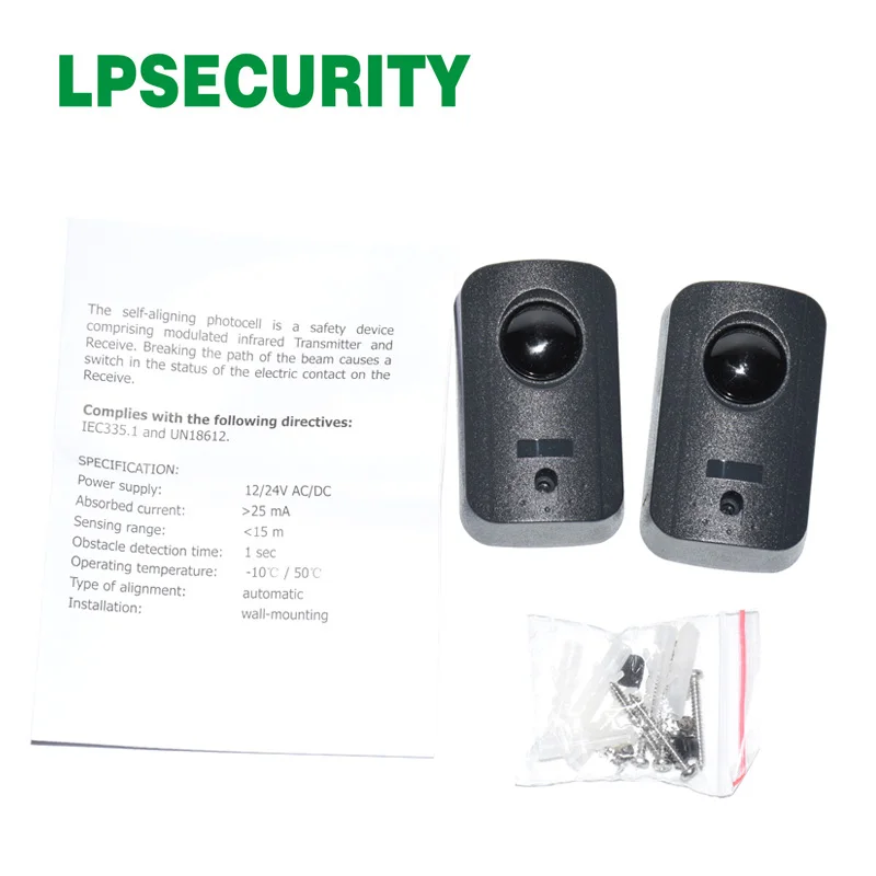 D36 Automated Barrier Gate Safe Infrared Detector Sensor/ Swing /Sliding/Garage Gate /Door Safety Infrared Photocells