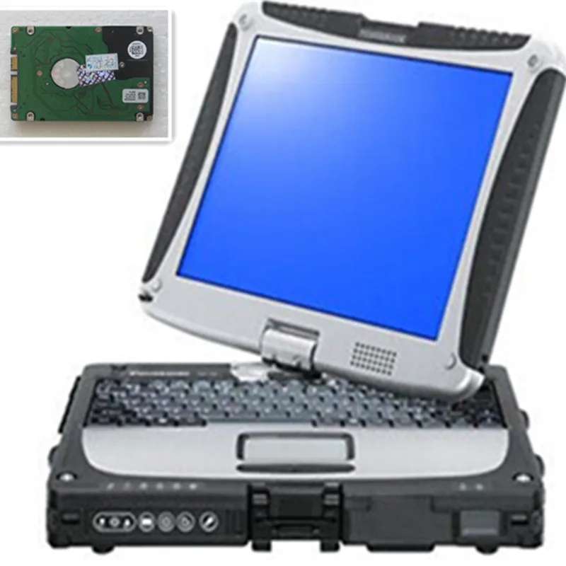 

CF-19 Военный ноутбук Toughbook CF19 Диагностический ноутбук может работать с bmw icom и mb star c4/c5