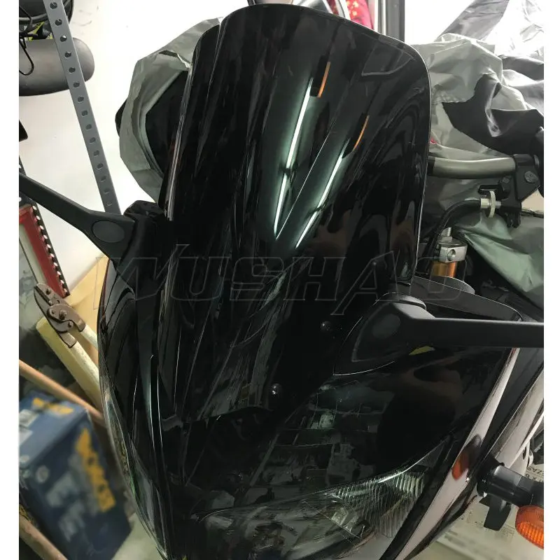 Motorcycle Windshield WindScreen Screen For 2006 2008 2009 2011 2012 2013 2014 2015 Yamaha FZ1 1000 S Fazer FZ1S FZS1000 Smoke