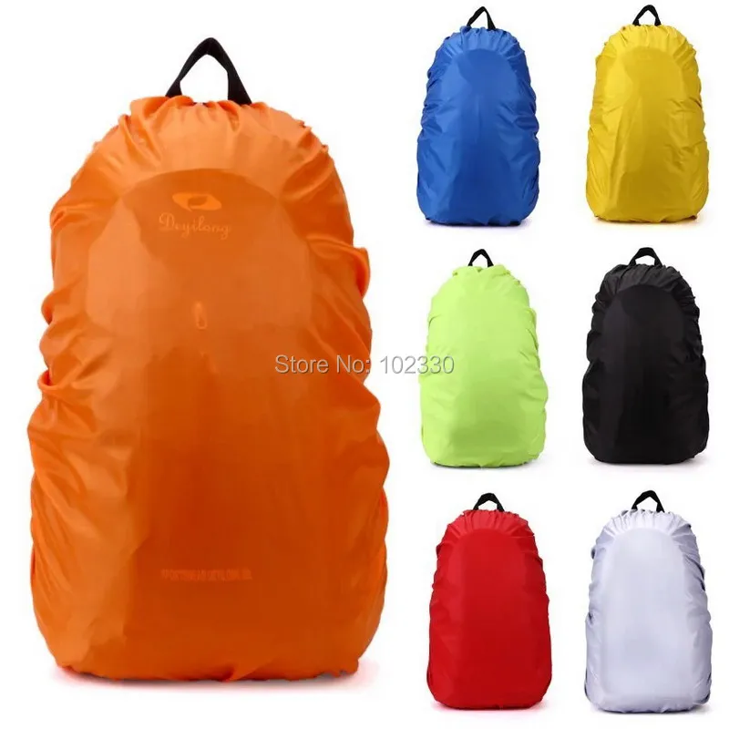 Waterproof rain cover for Travel Camping Hiking Outdoor Cycling School Backpack Luggage Bag Dust Rain Cover 7 Colors  S201771