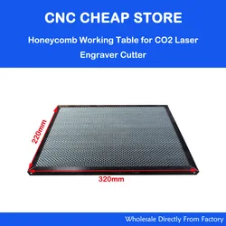 Laser Enquipment Parts Honeycomb Working Table CO2 Laser Engraver Cutting Machine Shenhui K40 Engraver 320x220 350x250 300x400mm