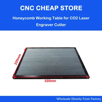 Laser equipment parts honeycomb working table for CO2 laser engraving cutting machine Shenhui K40 engraver 320x220 350x250 300x400mm