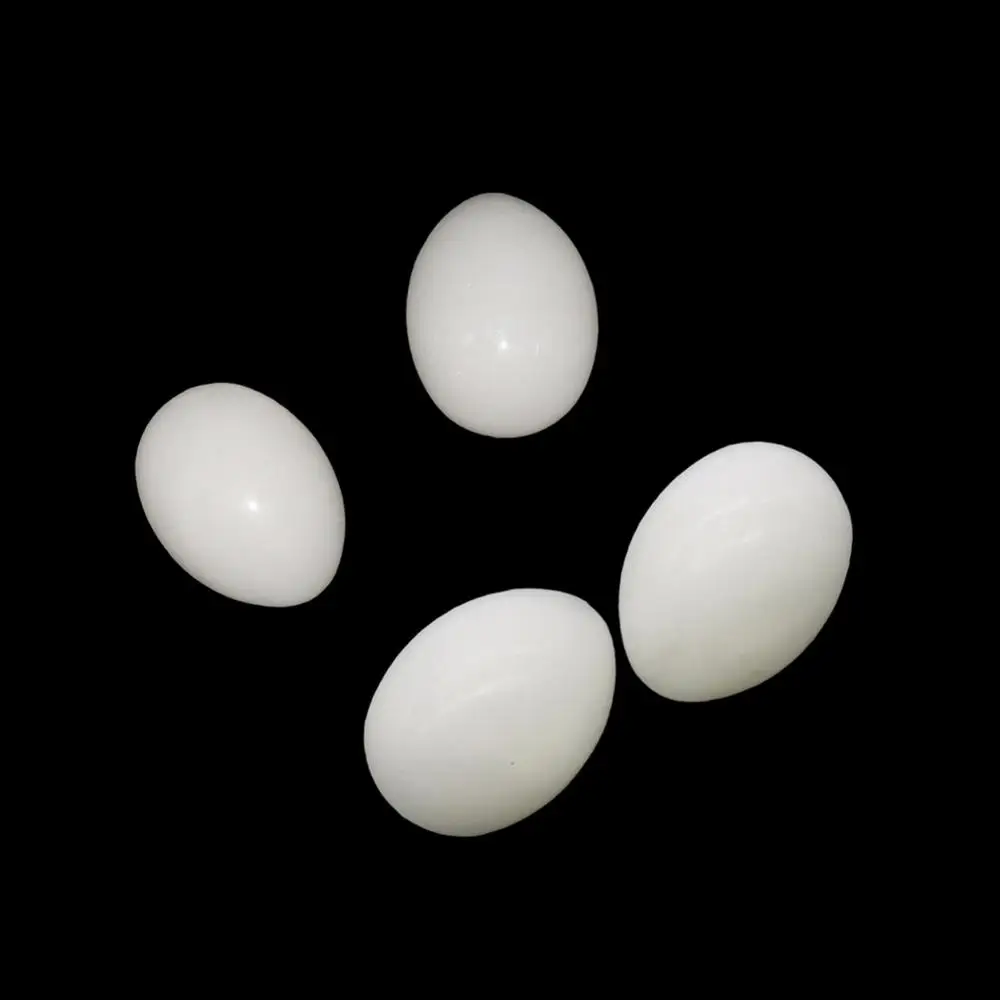 10 Pcs Plastic lifelike Simulation Bird Eggs Pigeon Quail Fake Egg Aviculture Tools Nest Hatching eggs